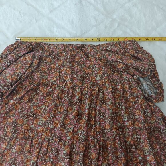 floral tunic top/dress cottagecore style - Picture 12 of 14